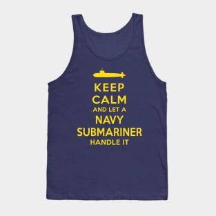 Submariner Keep Calm Tank Top